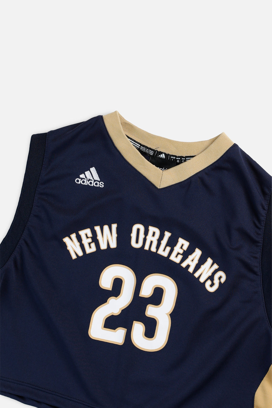 Rework New Orleans Pelicans NBA Crop Jersey - M