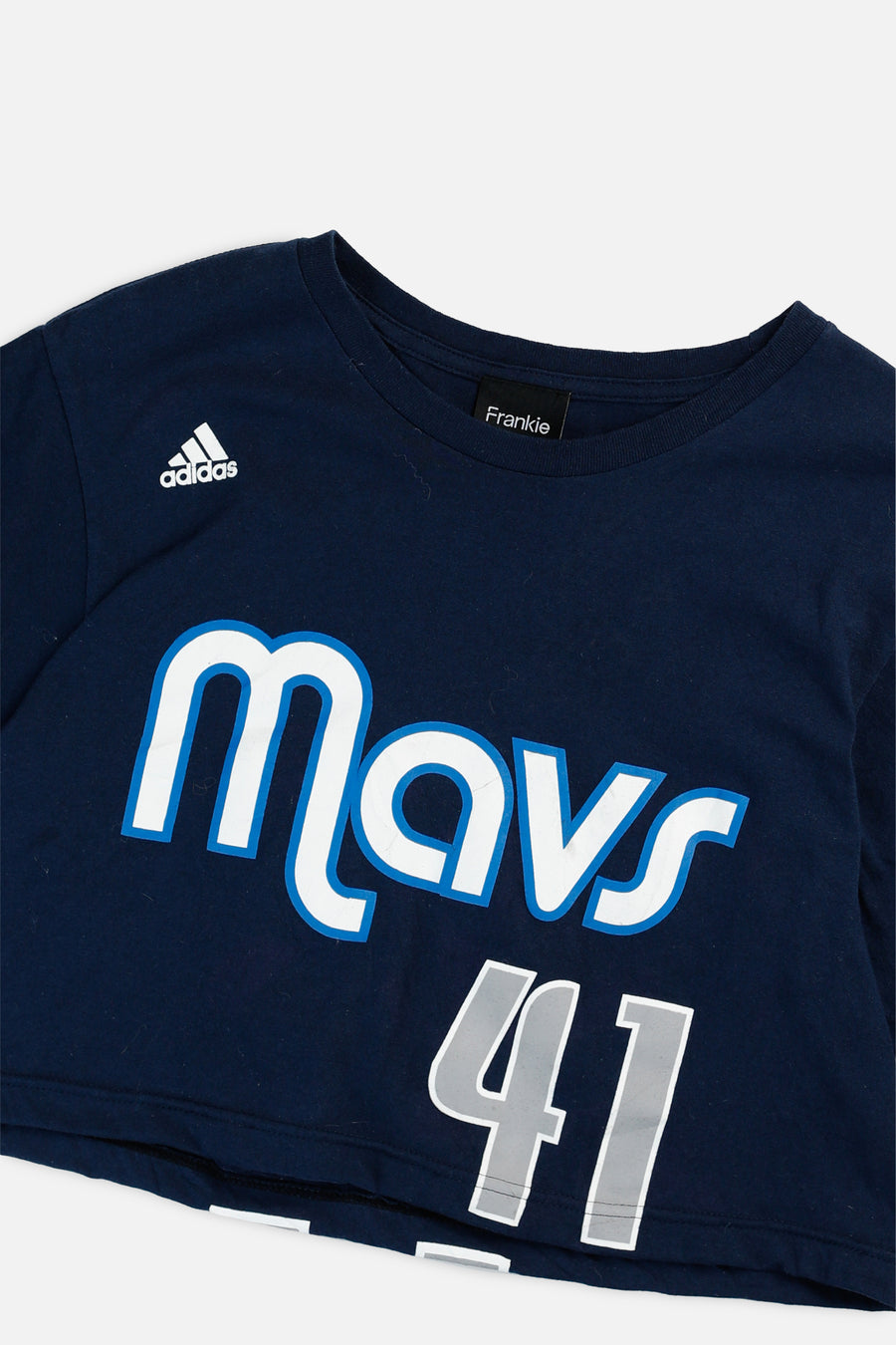 Rework Dallas Mavericks NBA Crop Tee - S