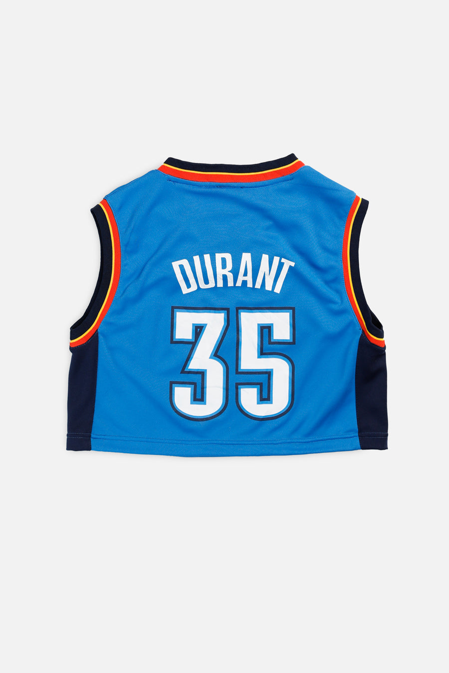 Rework Oklahoma City Thunder NBA Crop Jersey - XS