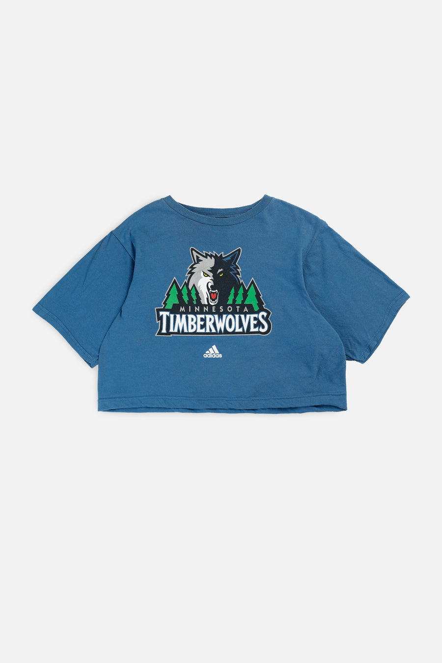 Rework Minnesota Timberwolves NBA Crop Tee - M