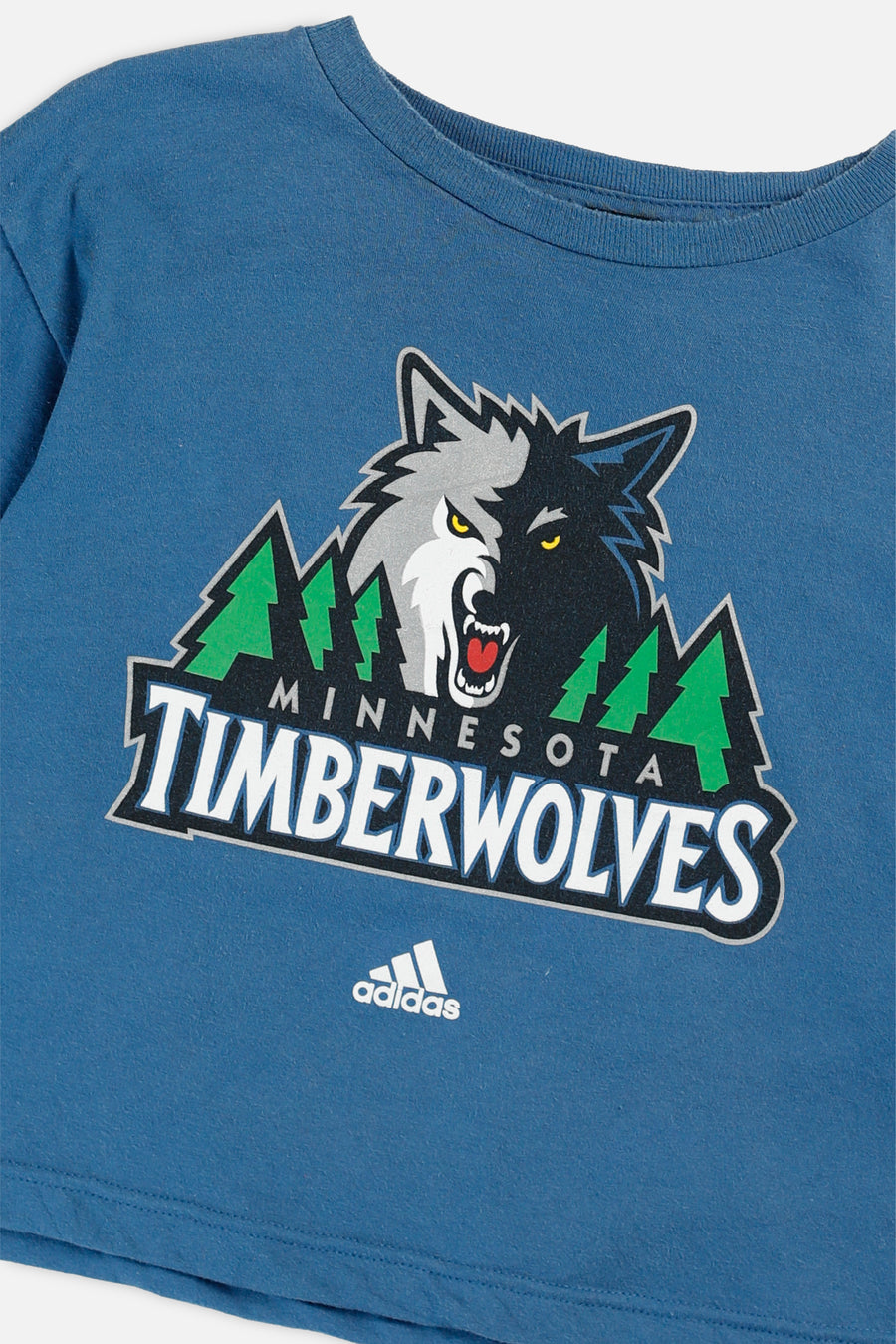 Rework Minnesota Timberwolves NBA Crop Tee - M