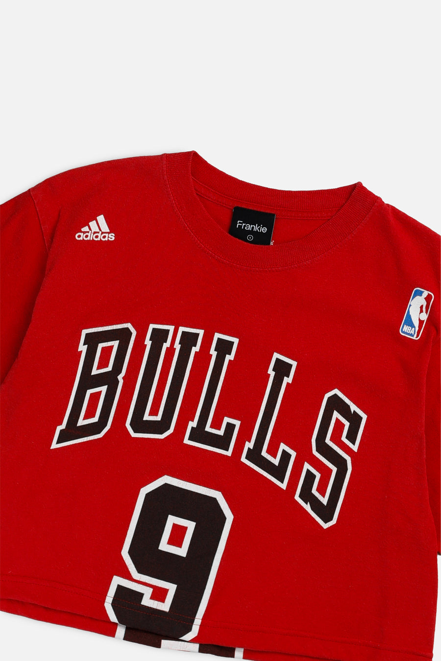 Rework Chicago Bulls NBA Crop Tee - S