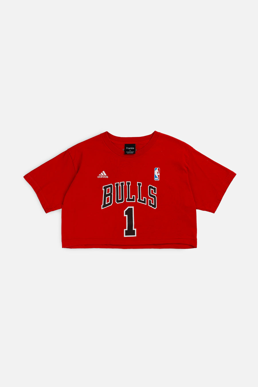 Rework Chicago Bulls NBA Crop Tee - S