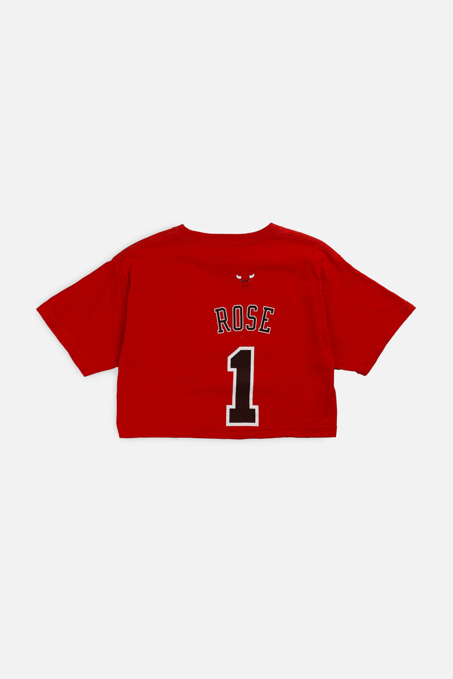 Rework Chicago Bulls NBA Crop Tee - S