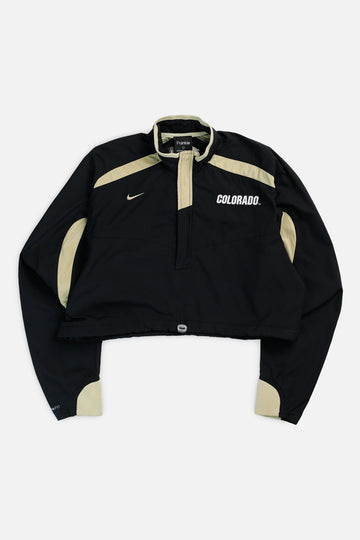 Rework Nike Colorado Buffaloes Crop Windbreaker - L