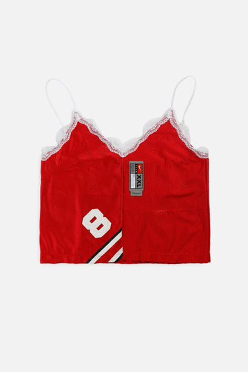 Rework Ohio State Buckeyes NCAA Lace Tank -L