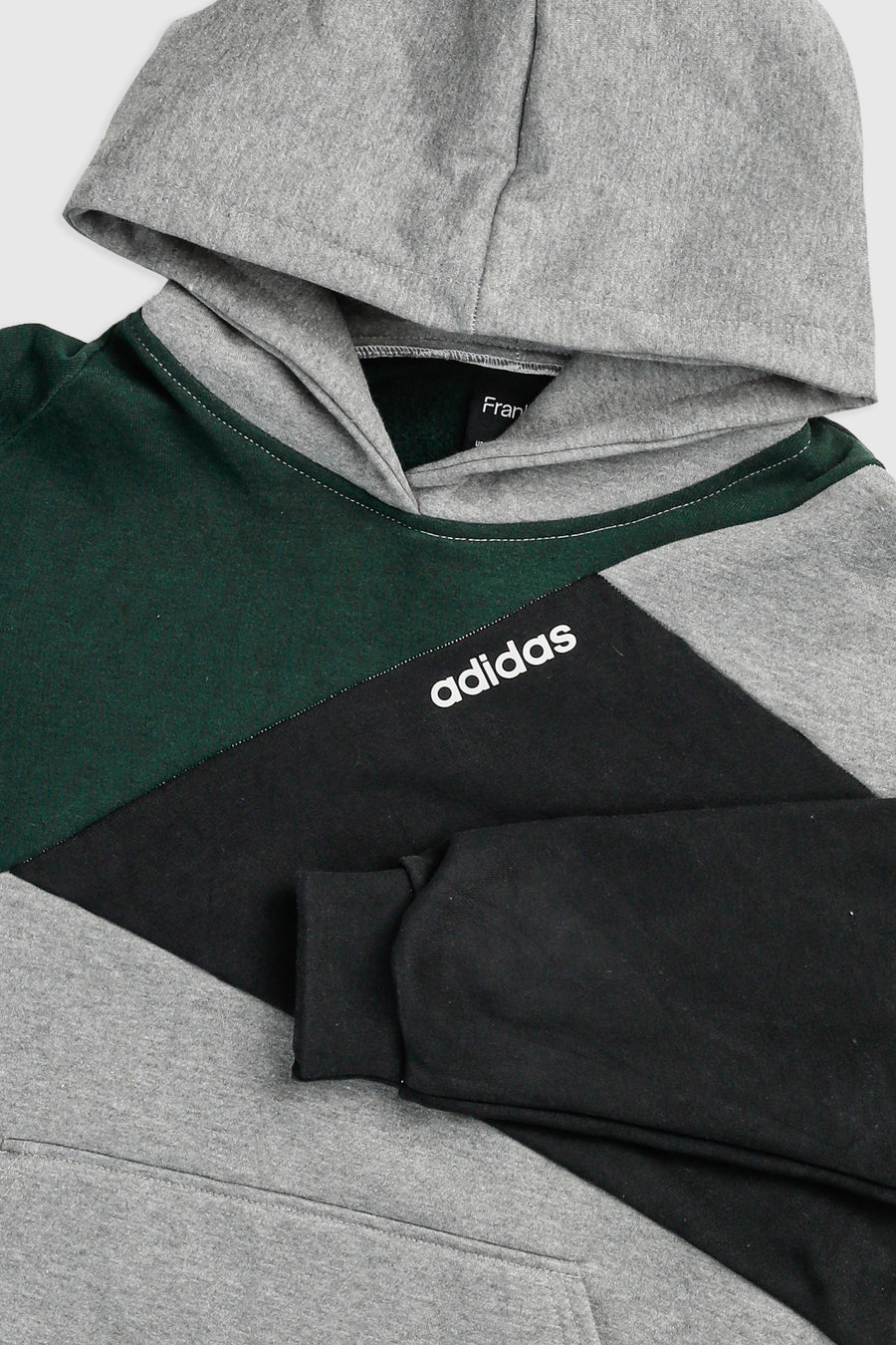 Rework Adidas Patchwork Sweatshirt - M