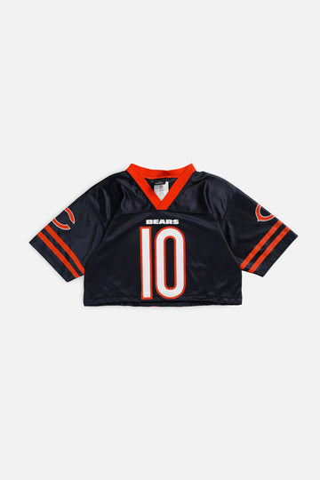 Rework Crop Chicago Bears NFL Jersey - S