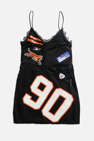 Rework Cincinnati Bengals NFL Lace Dress - S