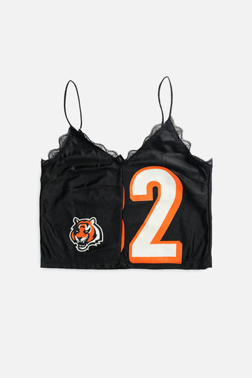 Rework Cincinnati Bengals NFL Lace Tank - L