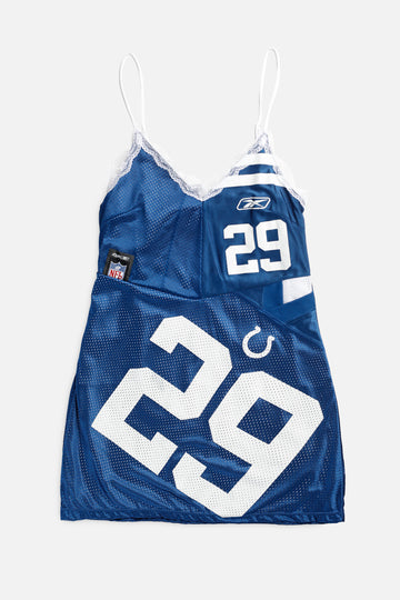 Rework Indianapolis Colts NFL Lace Dress - S