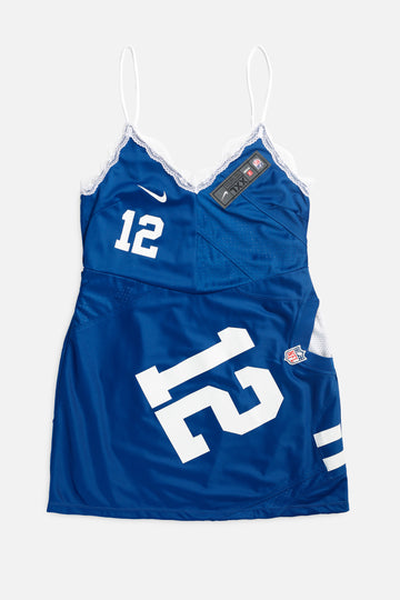 Rework Indianapolis Colts NFL Lace Dress - L