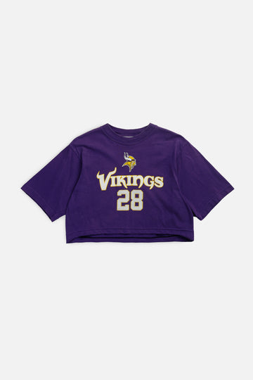 Rework Minnesota Vikings NFL Crop Tee - S