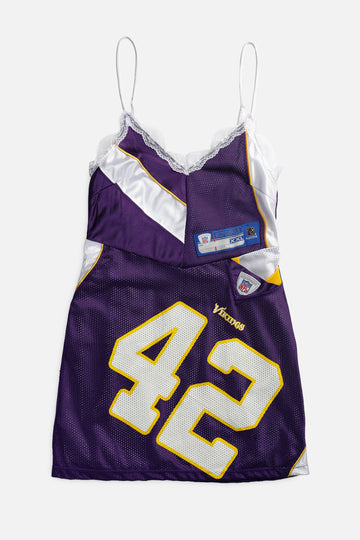 Rework Minnesota Vikings NFL Lace Dress - S