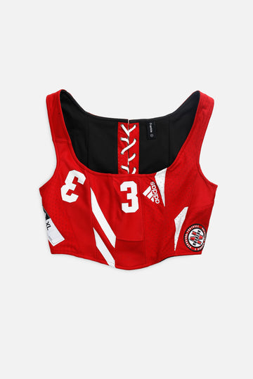 Rework Nebraska Cornhuskers NCAA Corset - S