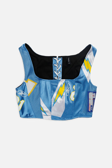 Rework LA Chargers NFL Corset - M