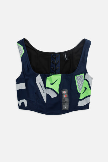 Rework Seattle Seahawks NFL Corset - S