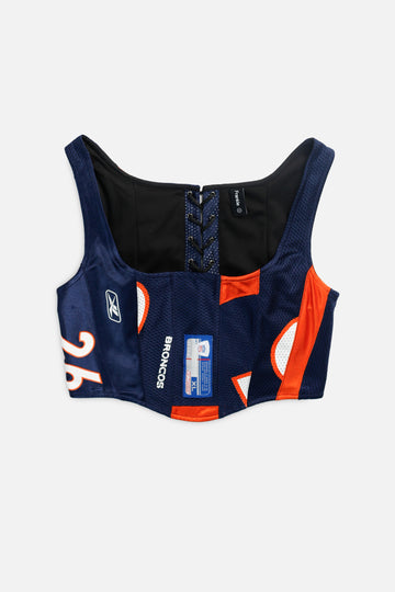 Rework Denver Broncos NFL Corset - S