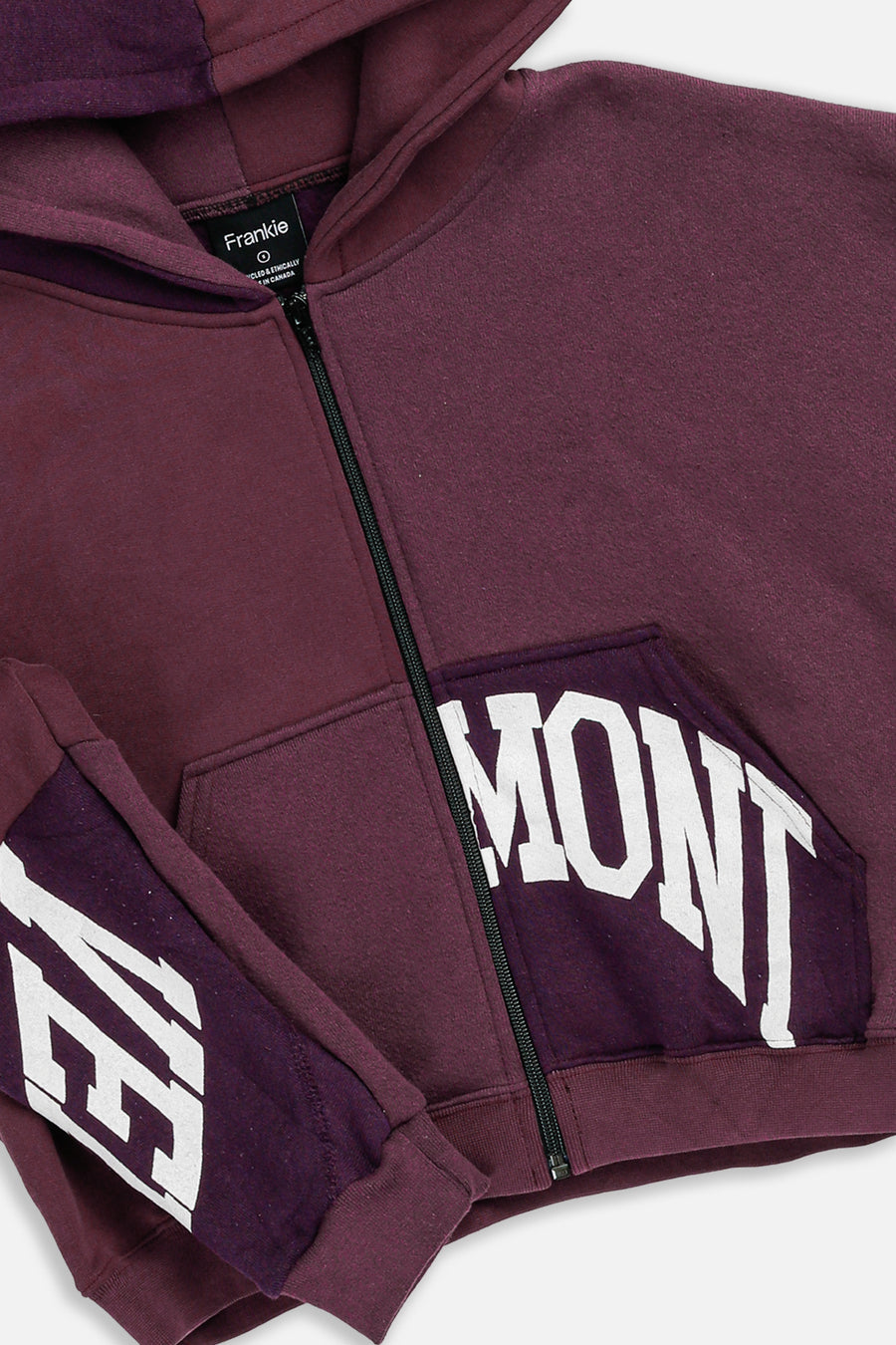 Rework Vermont Crop Zip Hoodie - S