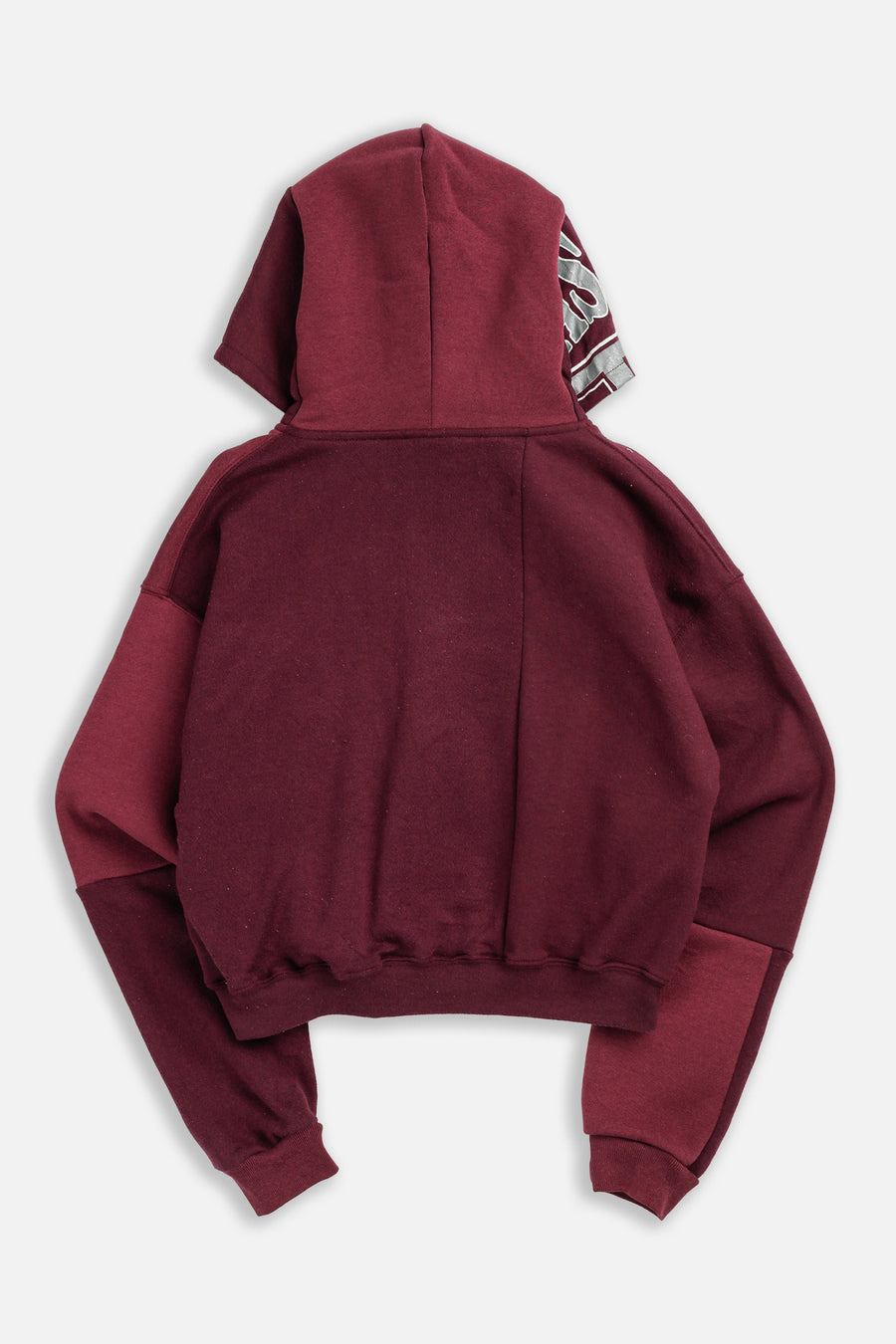 Rework Texas Crop Zip Hoodie - XS