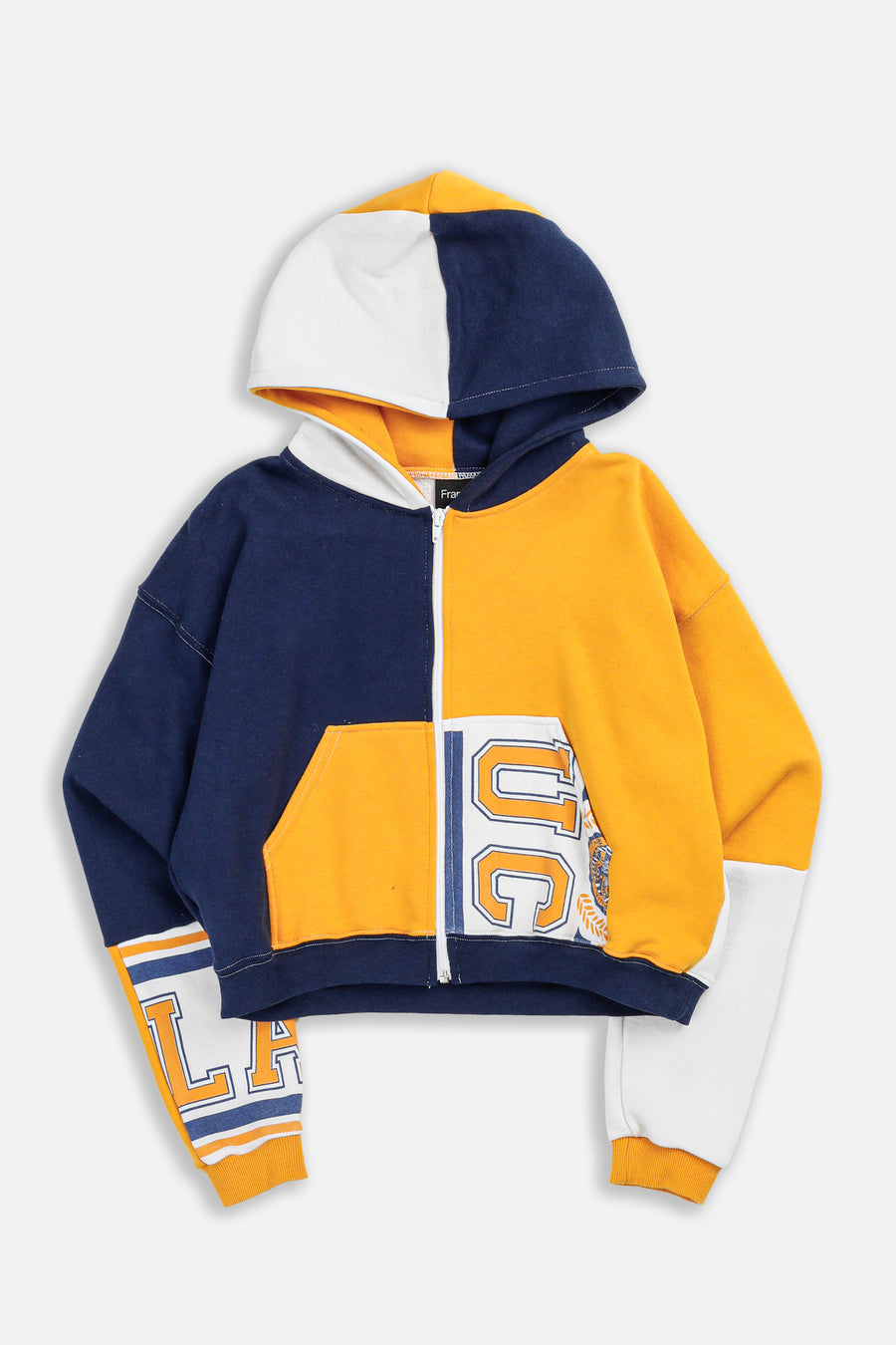 Rework UCLA Crop Zip Hoodie - XS