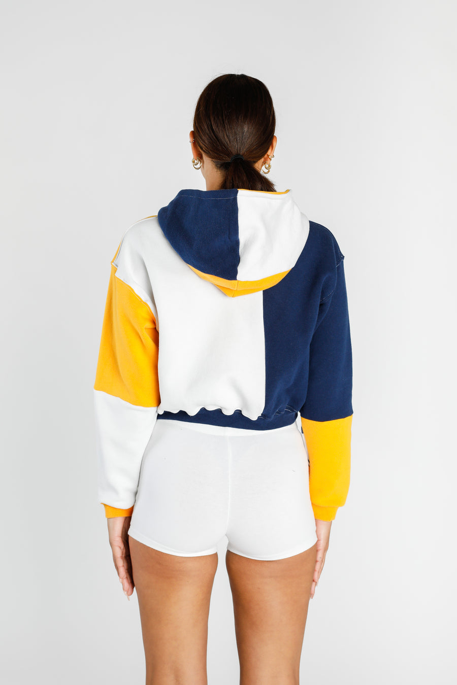 Rework UCLA Crop Zip Hoodie - XS