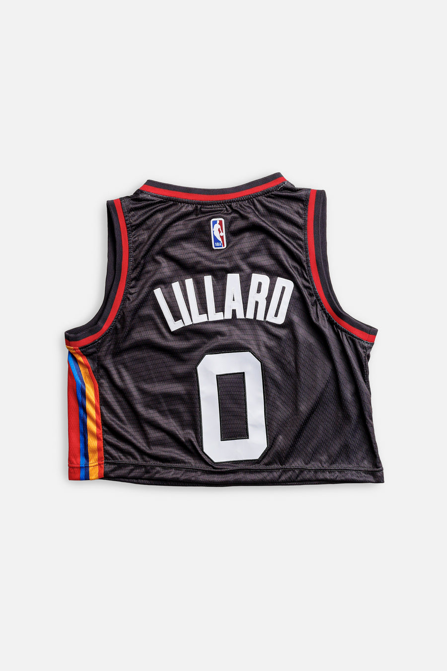 Rework Portland Trail Blazers NBA Crop Jersey - L