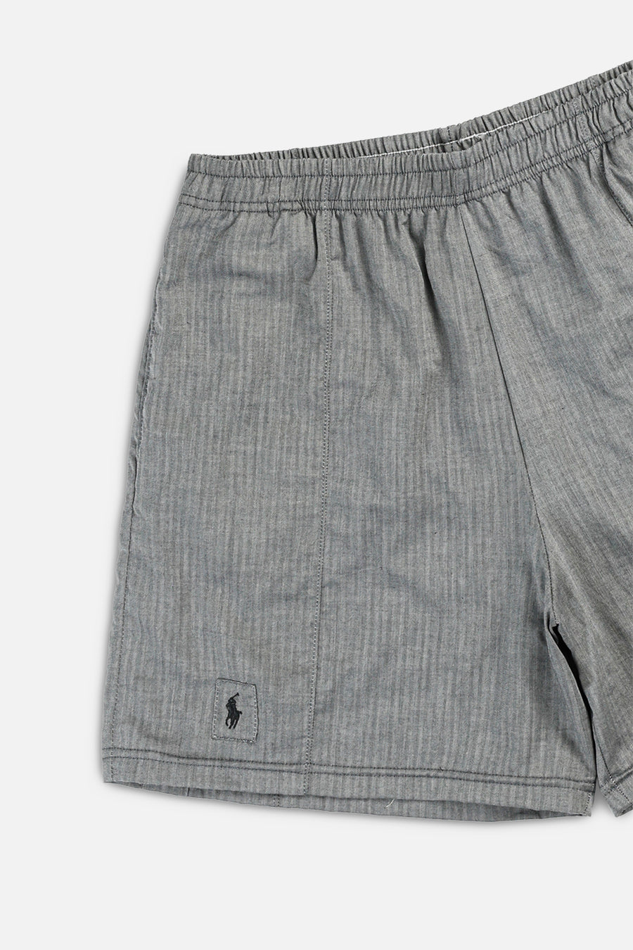 Unisex Rework Oxford Boxer Shorts - L