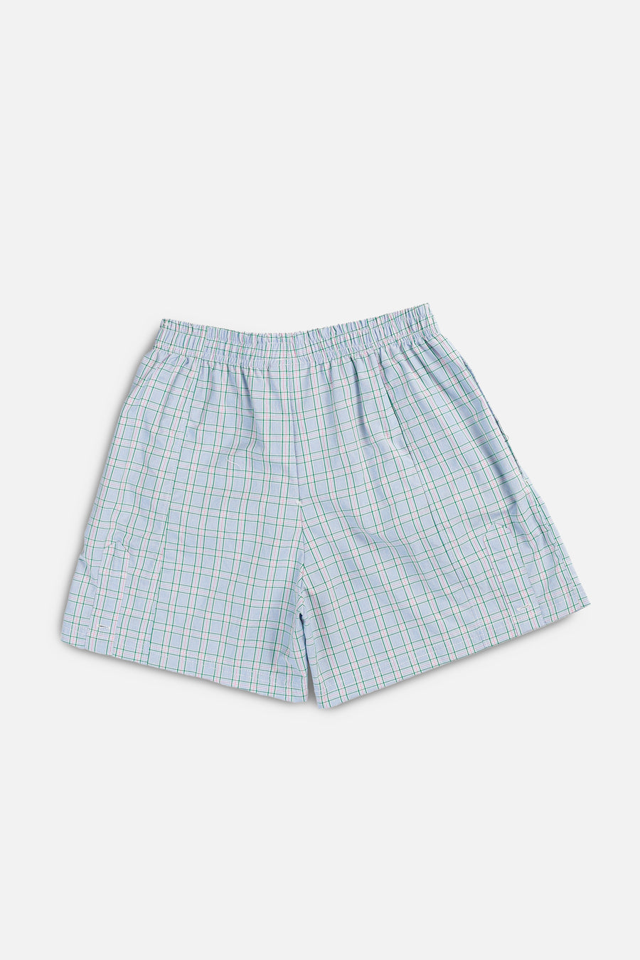 Unisex Rework Oxford Boxer Shorts - XS