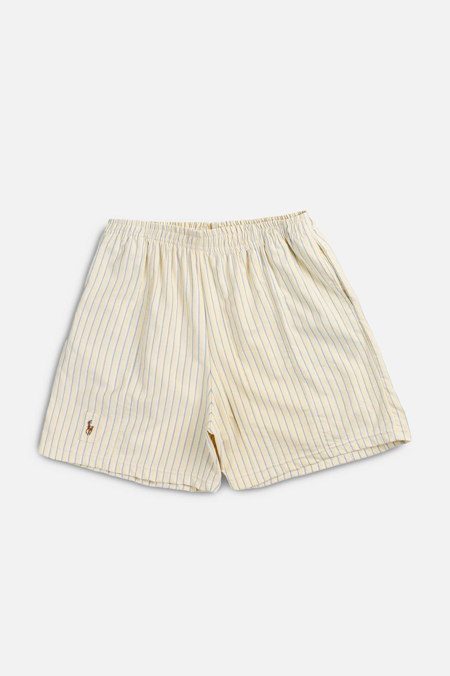 Unisex Rework Oxford Boxer Shorts - L