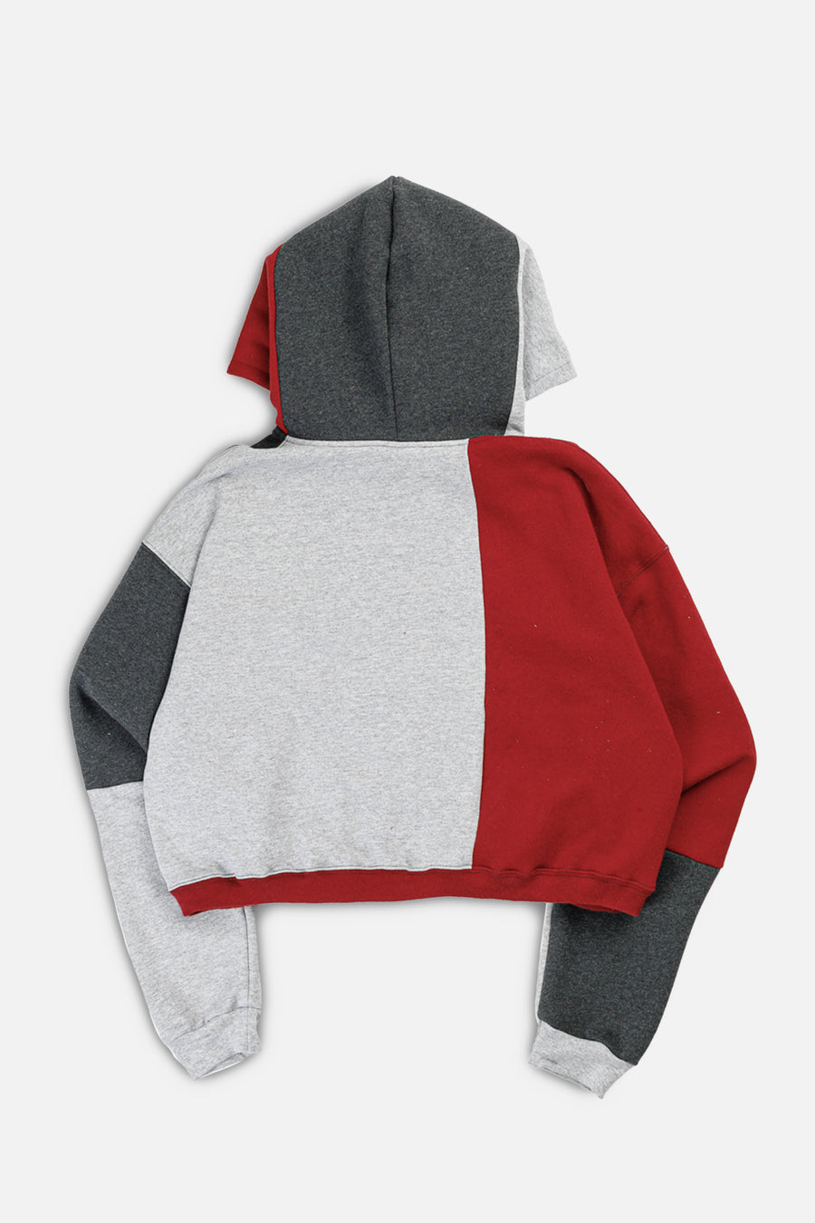 Rework Varsity Crop Zip Hoodie - L