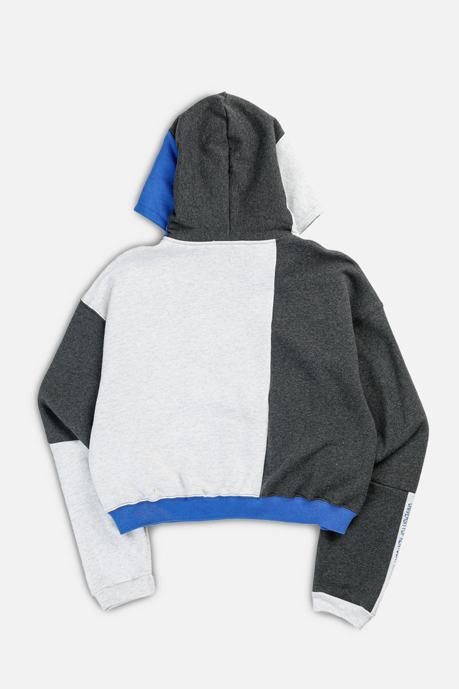 Rework Varsity Crop Zip Hoodie - L