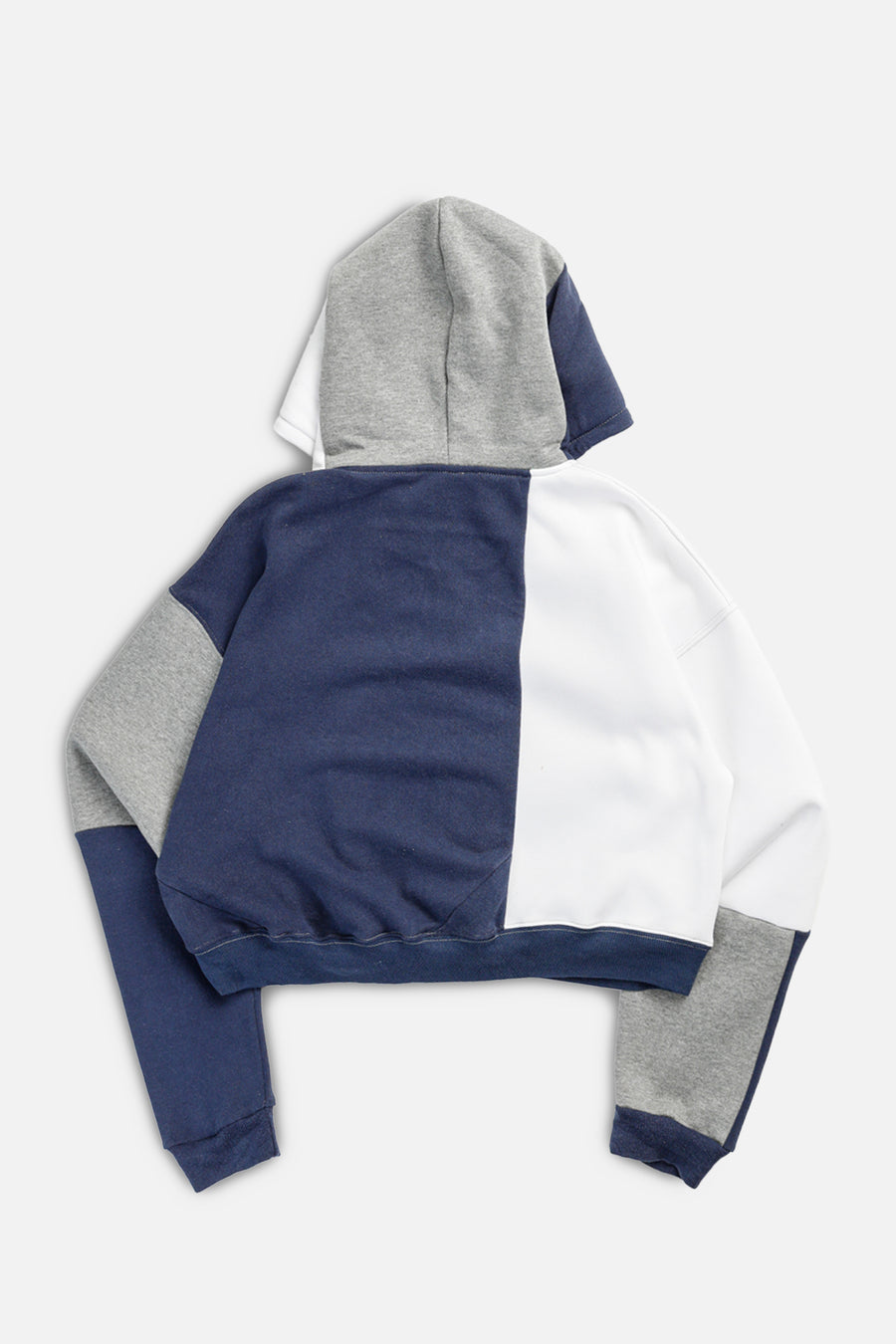 Rework Varsity Crop Zip Hoodie - S