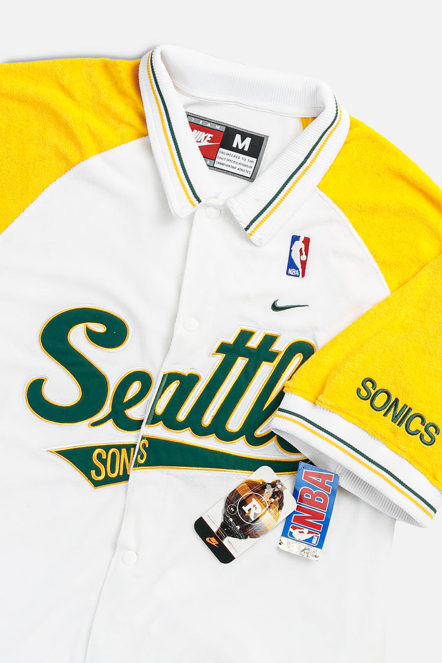 Vintage Seattle SuperSonics NBA Warmup Tee - M