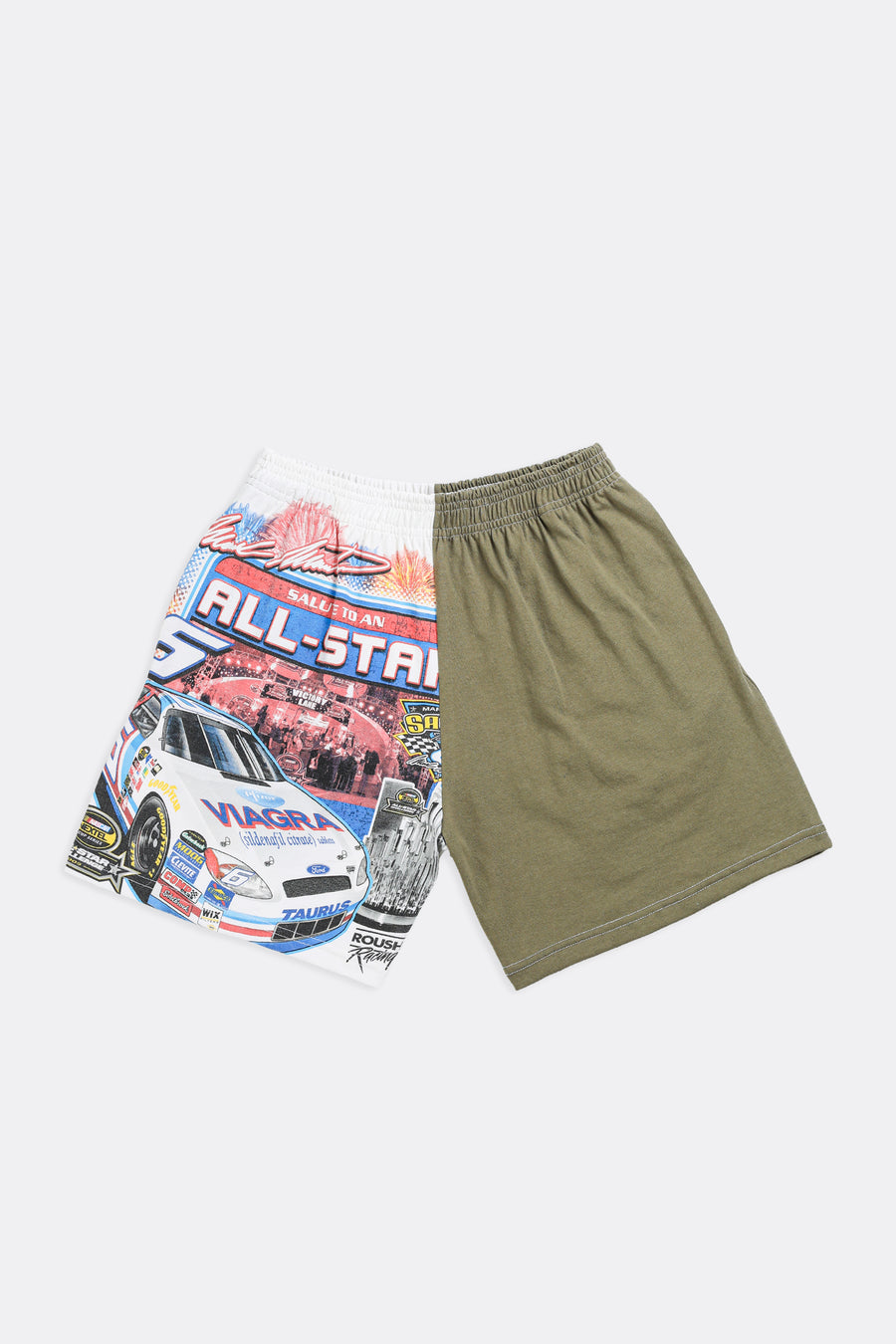 Unisex Rework Racing Tee Shorts - Women's S, Men's XS