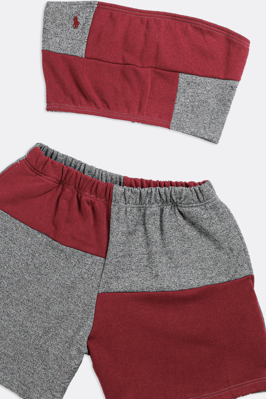 Rework Patchwork Sweatshorts Set - L