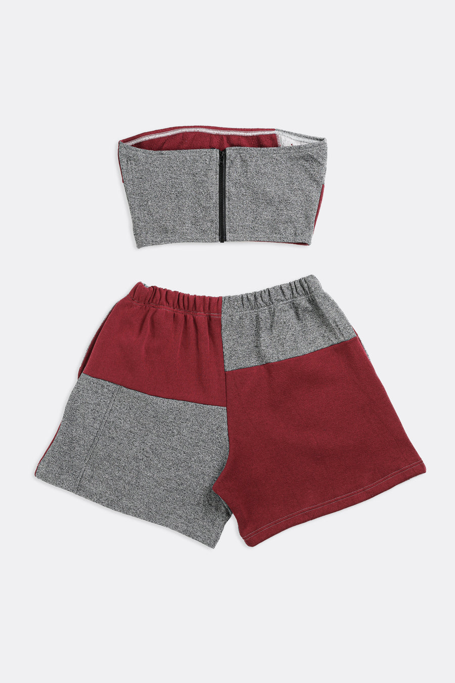 Rework Patchwork Sweatshorts Set - L