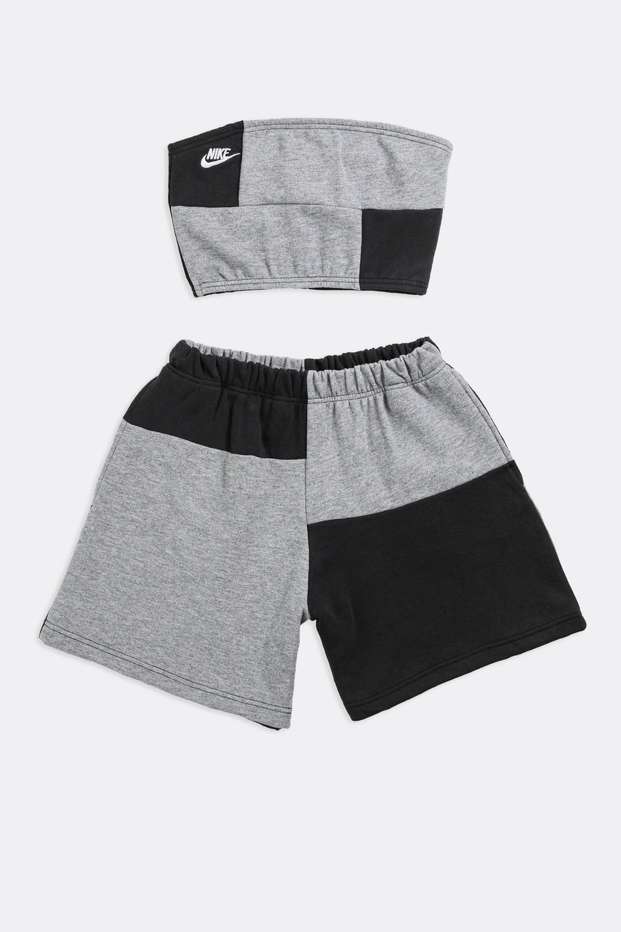 Rework Nike Patchwork Sweatshorts Set - XS, S, M, L