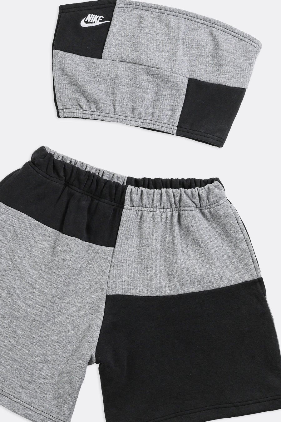 Rework Nike Patchwork Sweatshorts Set - XS, S, M, L