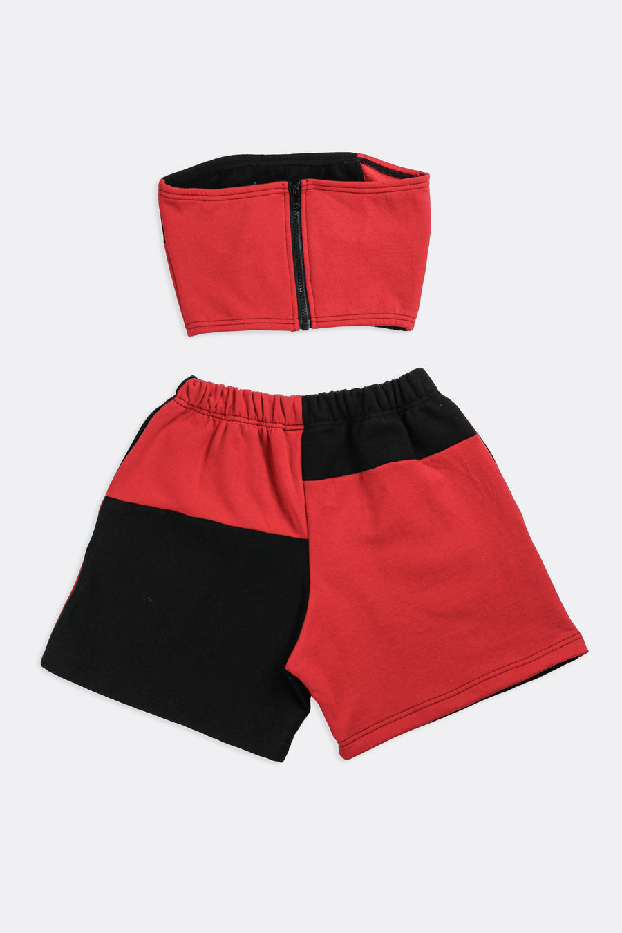 Rework Champion Patchwork Sweatshorts Set - XS