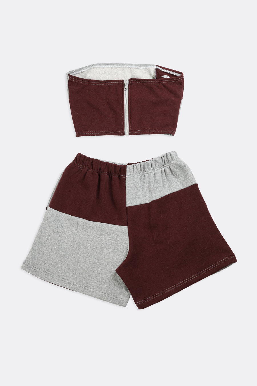 Rework Champion Patchwork Sweatshorts Set - M