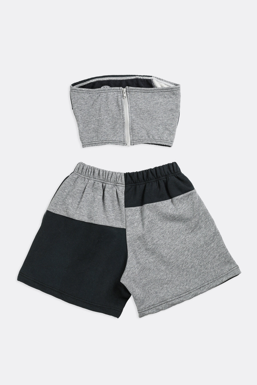 Rework Champion Patchwork Sweatshorts Set - XS