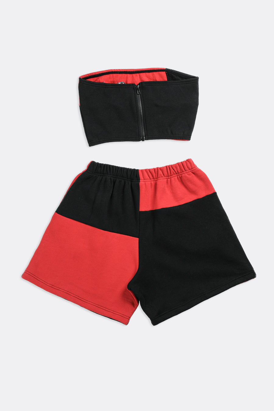 Rework Champion Patchwork Sweatshorts Set - M