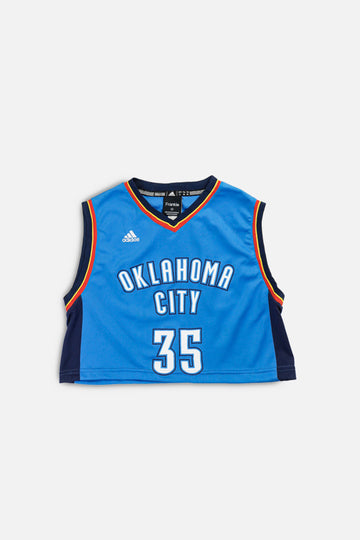 Rework Oklahoma City Thunder NBA Crop Jersey - M