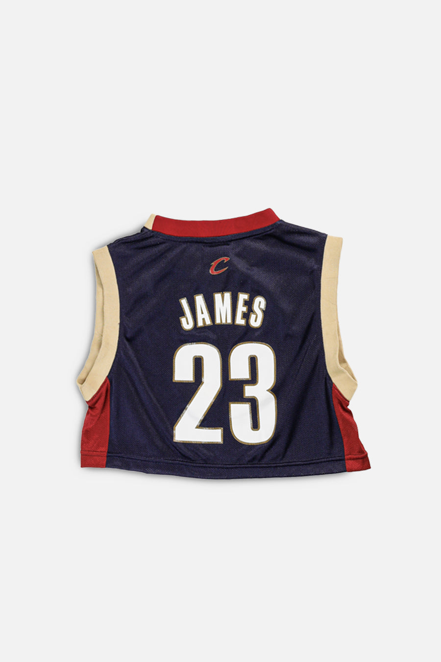 Rework Cleveland Cavaliers NBA Crop Jersey - S