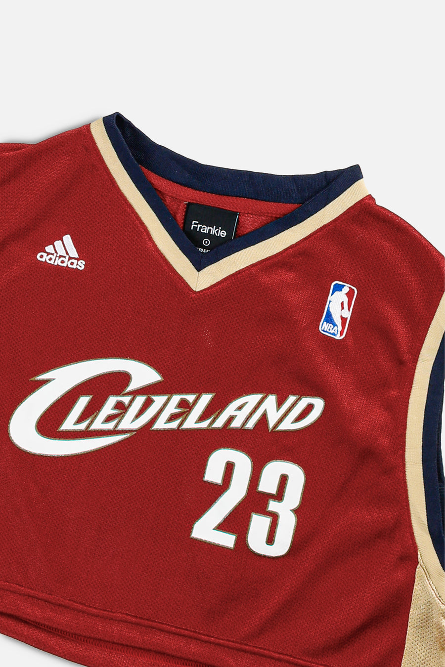 Rework Cleveland Cavaliers NBA Crop Jersey - S