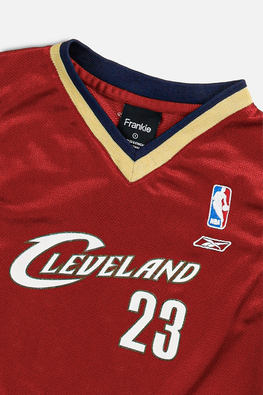 Rework Cleveland Cavaliers NBA Crop Jersey - S