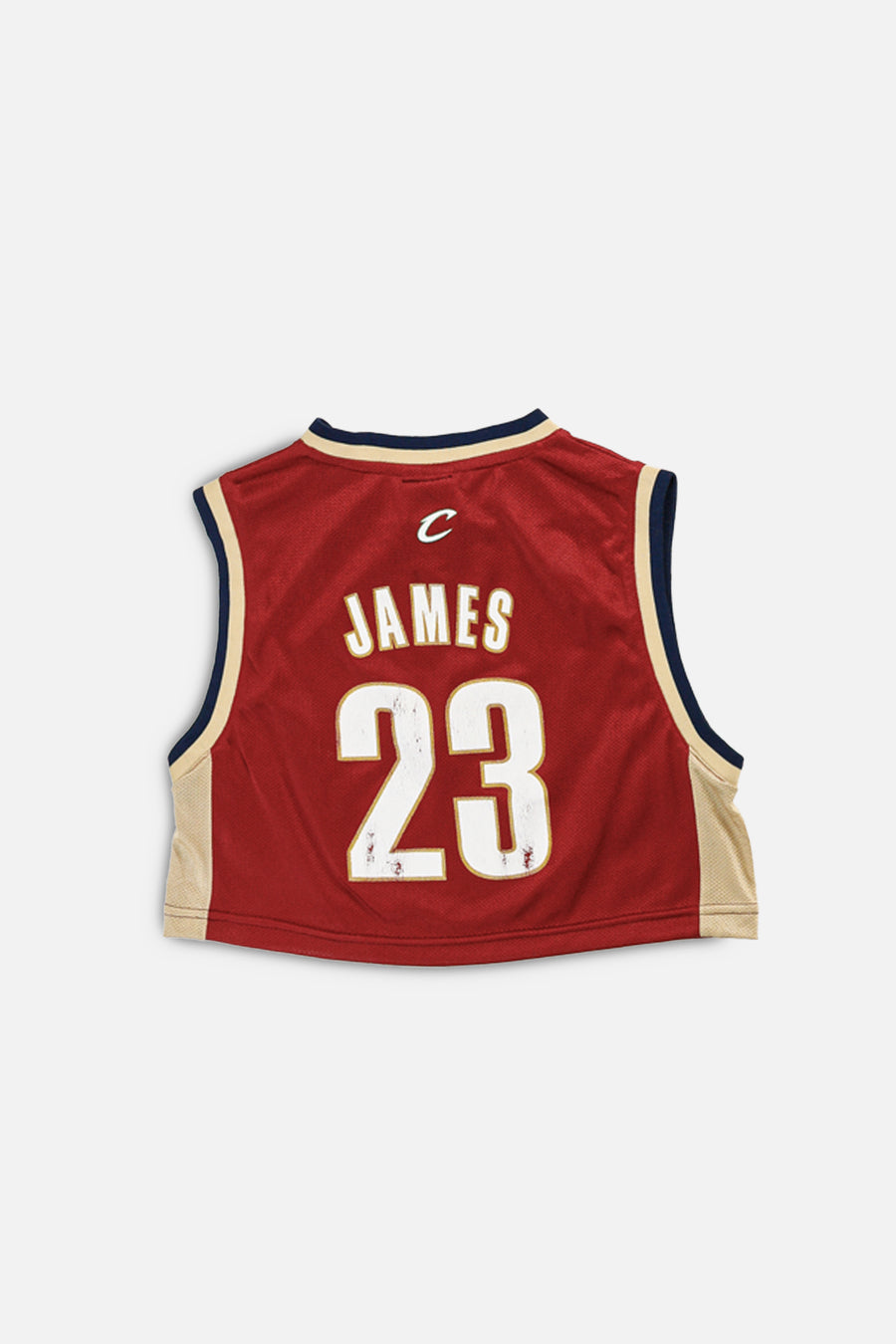 Rework Cleveland Cavaliers NBA Crop Jersey - S