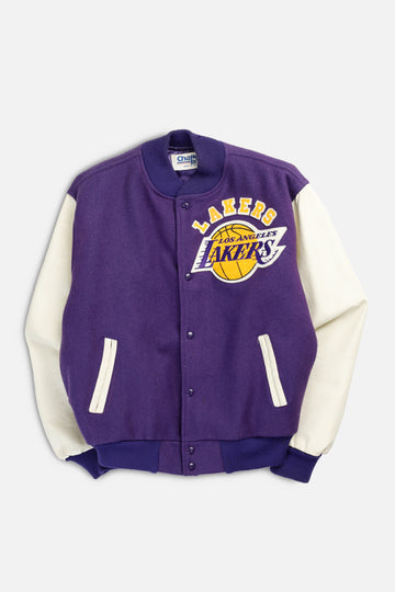 Vintage LA Lakers NBA Leatherman Jacket - L