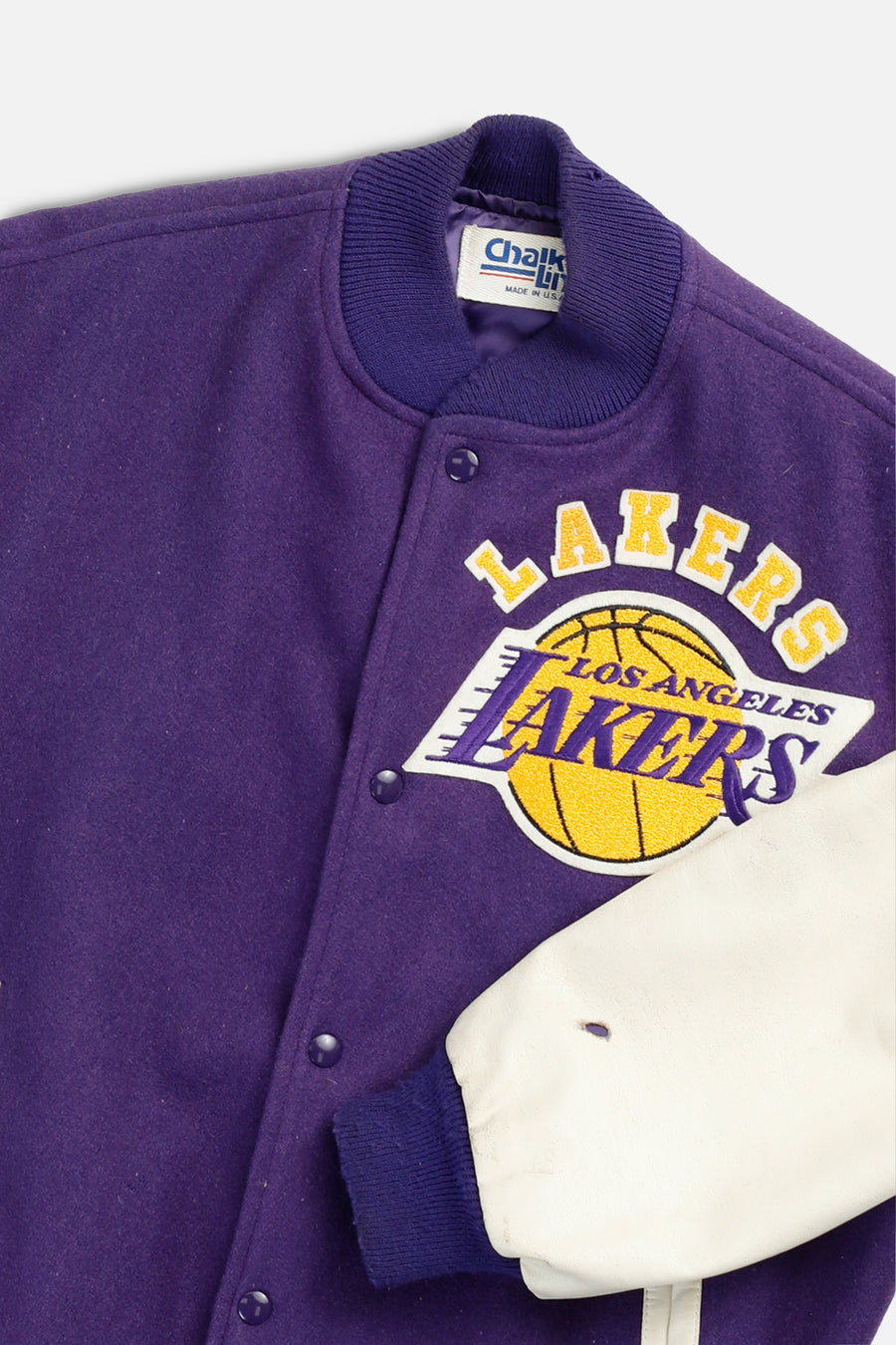 Vintage LA Lakers NBA Leatherman Jacket - L